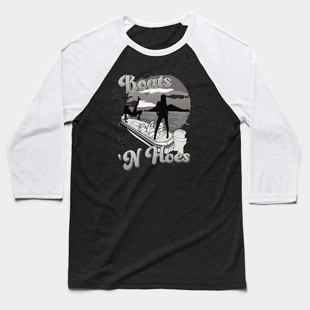 Boats n hoes song Baseball T-Shirt by Hi.Nawi